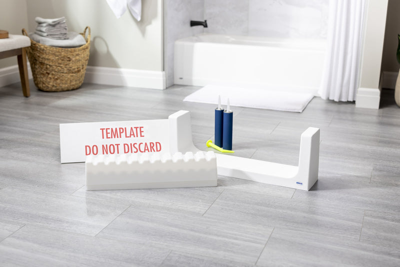 CleanCut Step bathtub cutout kit in white
