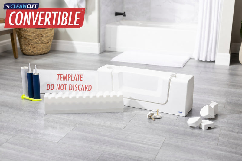 CleanCut Convertible DIY Bathtub Cutout Kit
