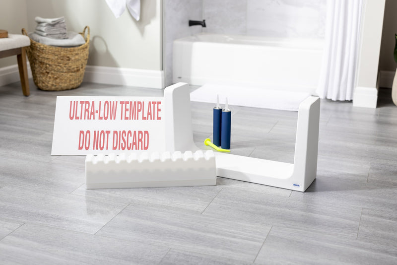 CleanCut Ultra-Low bathtub cutout kit in white
