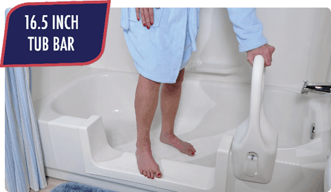 Grab bar - molded tub bar for your bathtub
